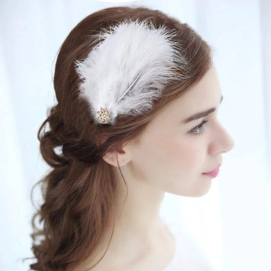 Accessori capelli a spillo in feltro naturale - 4 pezzi - per donne - adatti a varie occasioni - decorativo per la testa - fascia per capelli