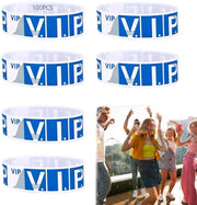 300 Armbandi VIP per Eventi - Impermeabili - Personalizzabili - Facili da Applicare - Colorati - Armband per Feste