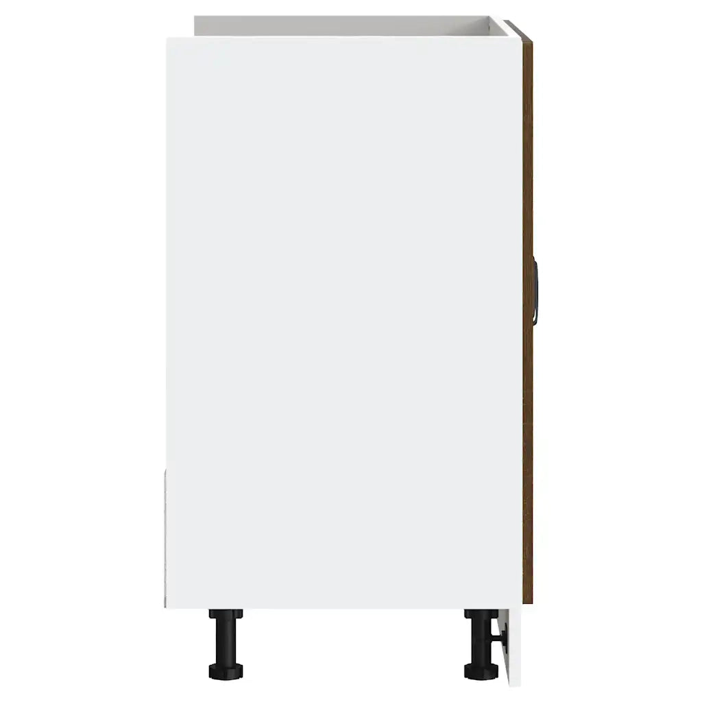 Mobile base lavello-Armadietto da bagno Kalmar Rovere Marrone 80x46x81,5 cm