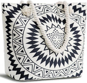 Borsa XXL per donna con chiusura a zip - ideale per spiaggia, viaggio, piscina e shopping