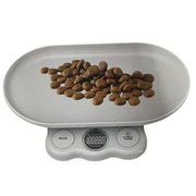 Trade Shop - Mini Bilancia Digitale Per Misurazione Alimenti Animali Domestici Con Ciotola Q-c220 -