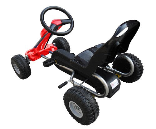 Go-kart a pedali per bambini rosso 89 cm 0102005
