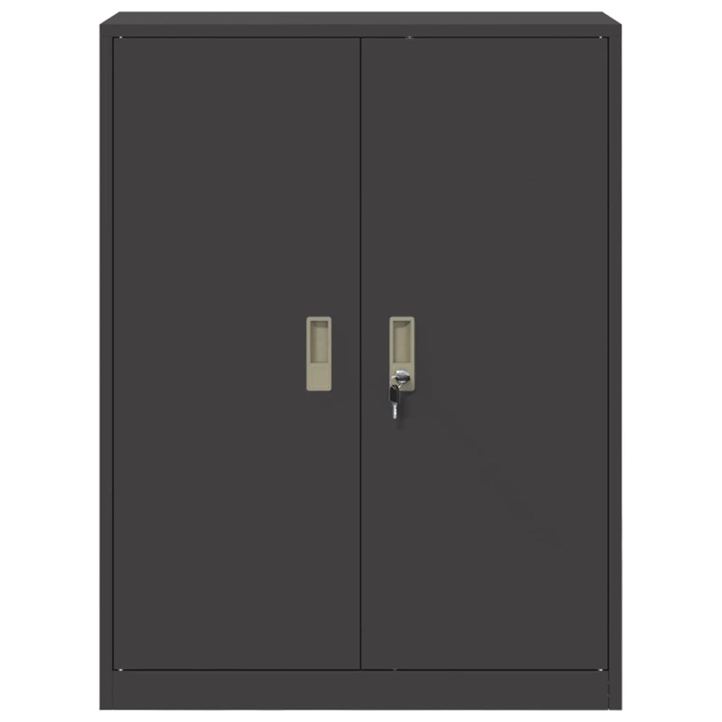 Armadio Nero 80 x 40 x 105 cm Acciaio CFW8938834