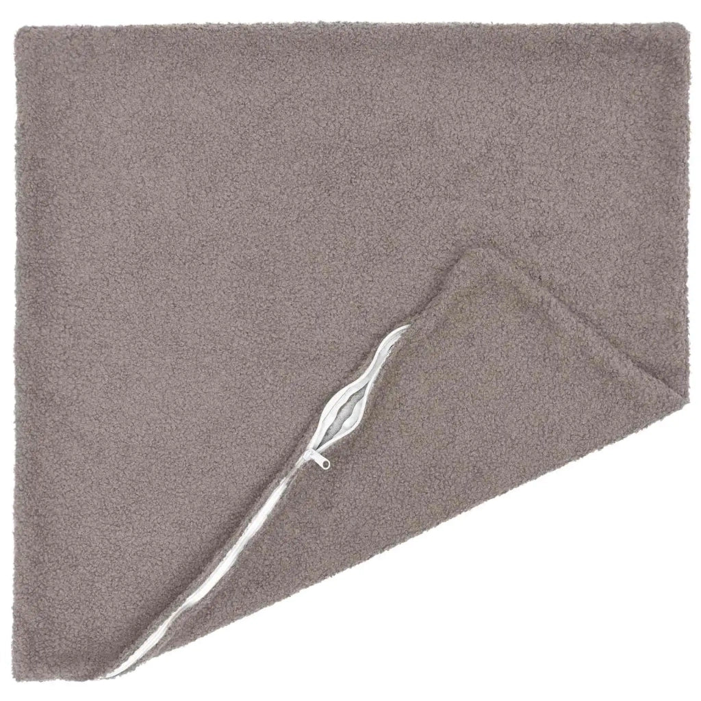 Federa 2 pcs HEERLEN Grigio Chiaro 60 x 60 cm Bouclé 912633