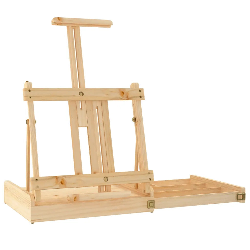 Cavalletto Tavolo Cassetto 41,5x37x12 cm Legno Massello Pino CFW7171494