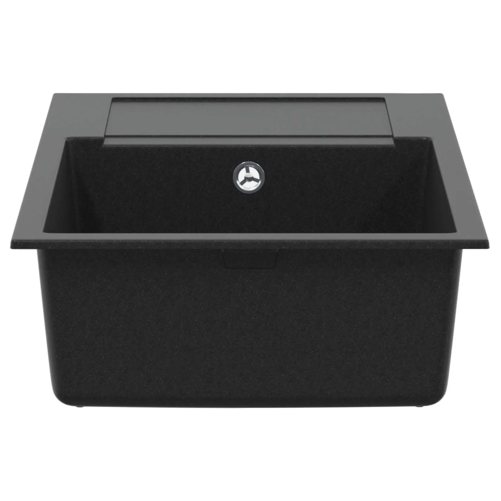 Lavello Nero 780 x 500 mm 80% Quarzo e 20% Resina