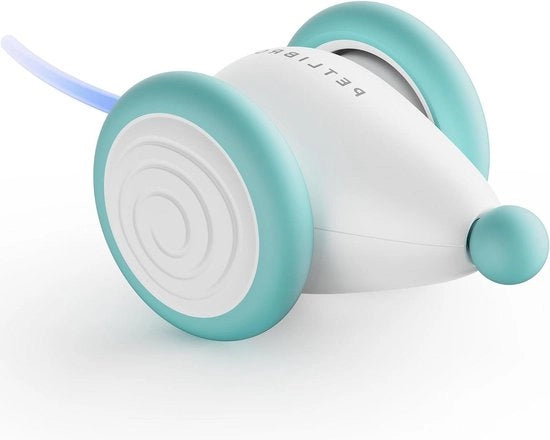 Giocattolo per gatti USB-C caricabile 2-trappista con avviso di basso livello di batteria - giocattolo interattivo BPA-free gattini