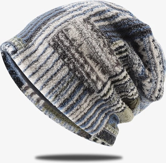 Cappello in Cotone per Uomo con Cappuccio Foderato in Pile Fleece, Cappello per Donna, Impermeabile e Isolante, con Orecchini da Sci e Cappello da Neve Esterno.