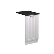 Vicco Pannello frontale della lavastoviglie Bianco casa di campagna 45 cm , PL Antracite