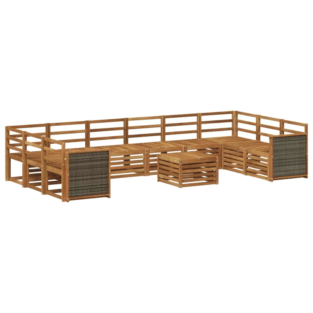Set di divani da esterno 8 pcs Naturale 3384915