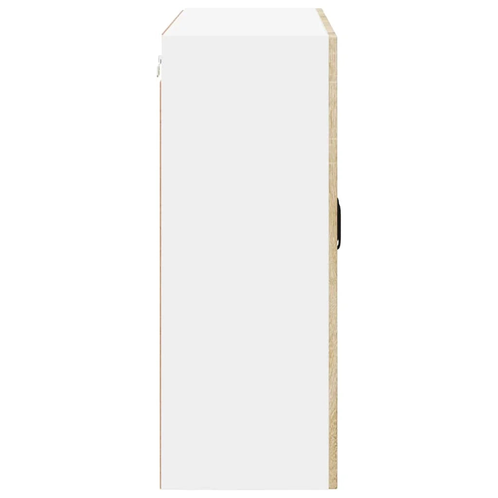 Mobile da cucina moderno con pratico spazio contenitivo 80 x 31 x 80 cm realizzato in legno ingegnerizzato di rovere Sonoma 02_0054084