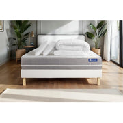 Pacchetto letto completo - Materasso 180x200cm + Box spring con doghe (kit) + 2 cuscini + Piumino - Actiflex Touch