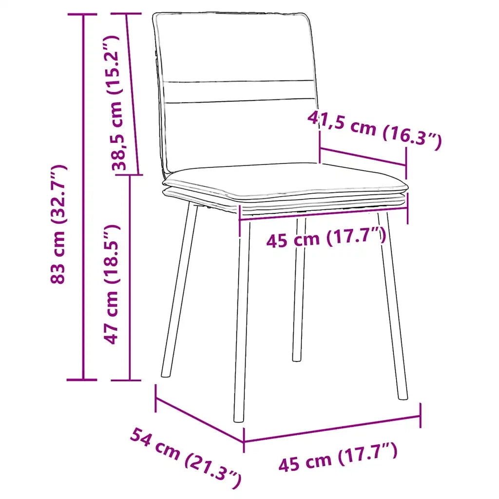 Sedie da Pranzo 4 pz Grigio Chiaro in Velluto 3315344