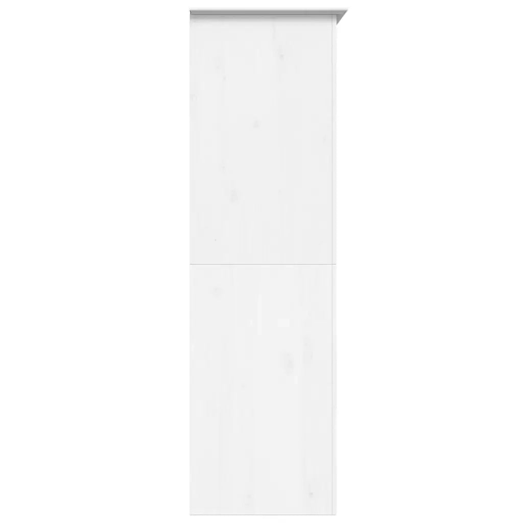 Armadio BODO 99x53,5x173 cm in Legno Massello di Pino Bianco 355059