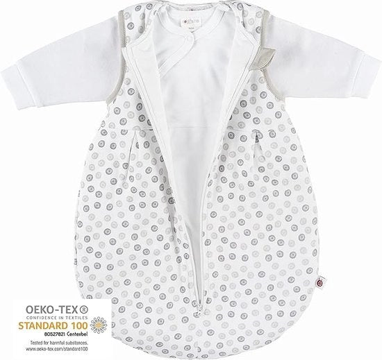 Piumone in cotone 100% mousseline morbido per bambini unisex, sacchetto per neonati da 0 a 3 mesi.