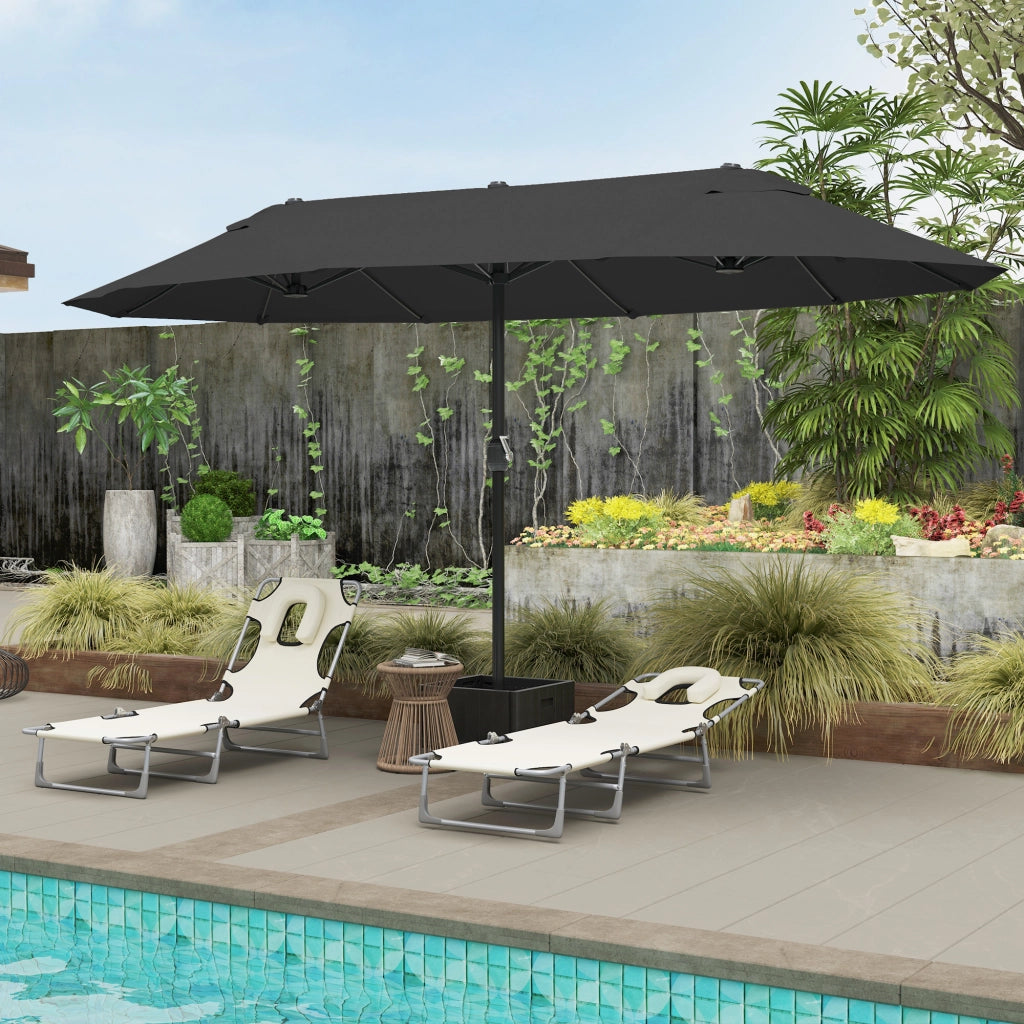Tumbona reclinabile pieghevole da giardino ¨C zephmum ¨C 182x56x28 beige