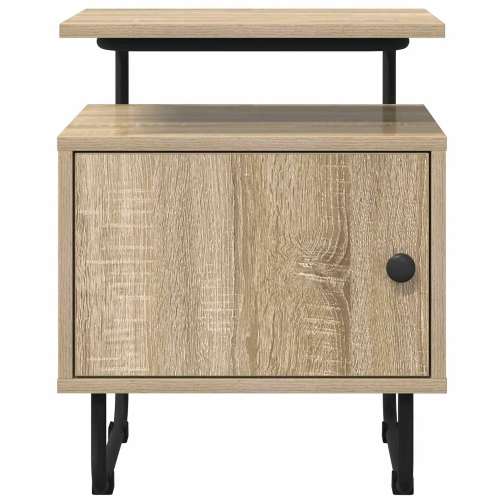 Armadio da Notte 2 pz Rovere Sonoma Legno ingegnerizzato 8007638