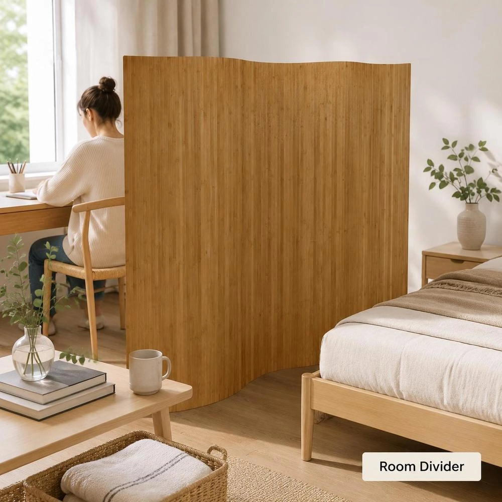 Screen Brown 165x250 Cm Bamboo