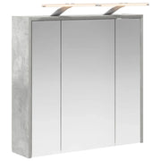 Mobiletto per specchio da Bagno | Armadio da bagno Grigio cemento