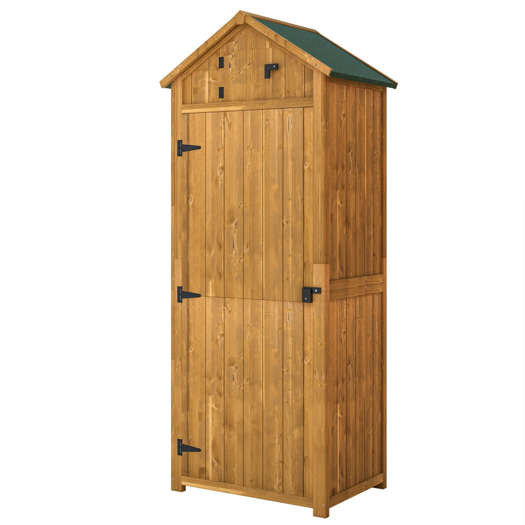 Armadio da giardino ¨C zephmum ¨C 77x54x179 cm giallo