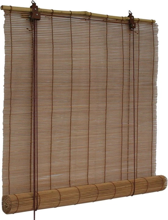 Raccordo in bambù a tenda flessibile marrone - 90 x 220 cm