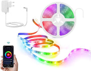 Homcloud Striscia LED 5 Metri Wi-Fi Bianco + Multicolore Intelligente
