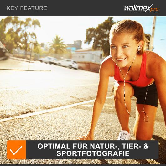 Obiettivo fotografico catadiottrico 800/8,0 DSLR a baionetta - lunghezza 131mm - per lunghezza focale 800mm - sensore full-frame/APS-C - attacco T2 - messa a fuoco ravvicinata 3,5m