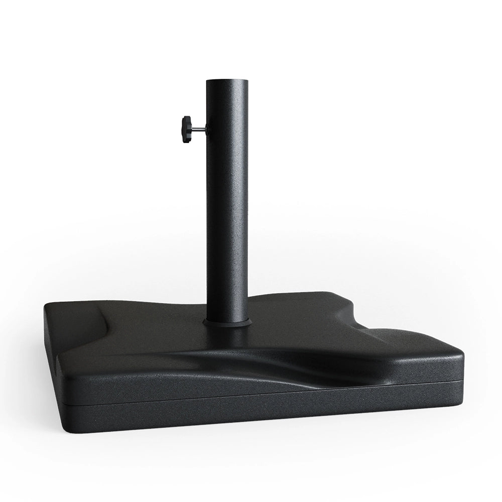 OK-Living Supporto per ombrellone Nero 42 x 42 cm