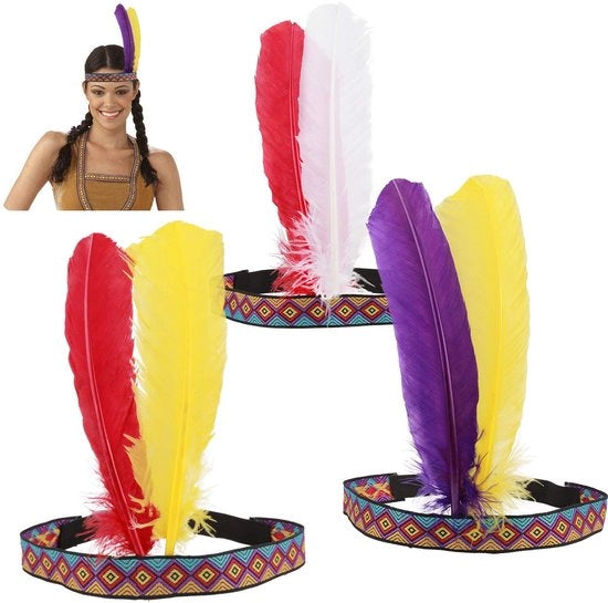 Accessori per Costumi - Banda per Capelli - 3 Pezzi - Banda per Capelli con Fiori - Accessori per Costumi - Leggera e Comoda - Banda per Capelli con Fiori