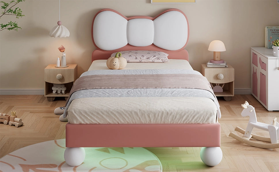 letto imbottito velluto rosa 90 x 200 cm