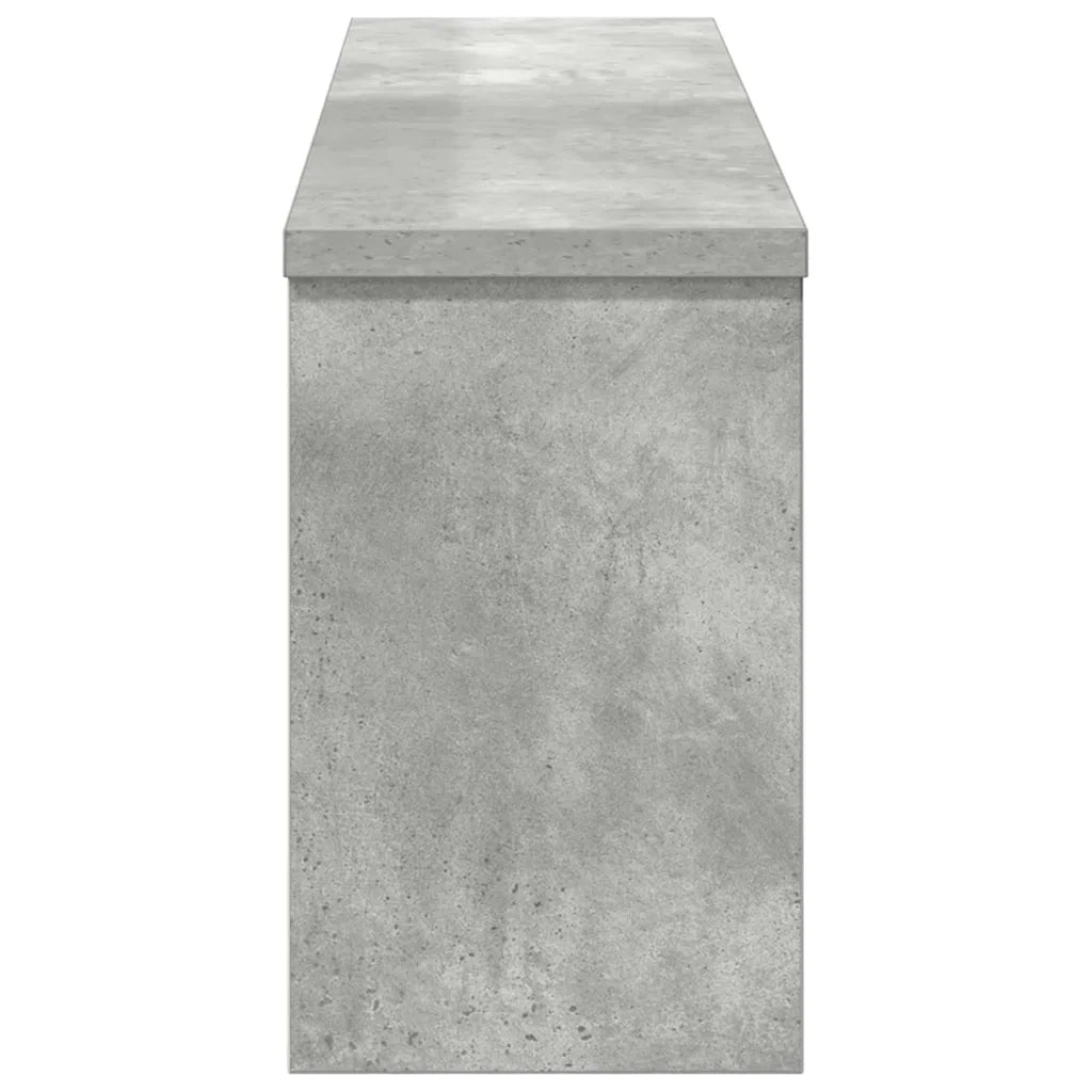 Appendiabiti a muro Grigio cemento 75 x 16 x 26 cm CFW2071886