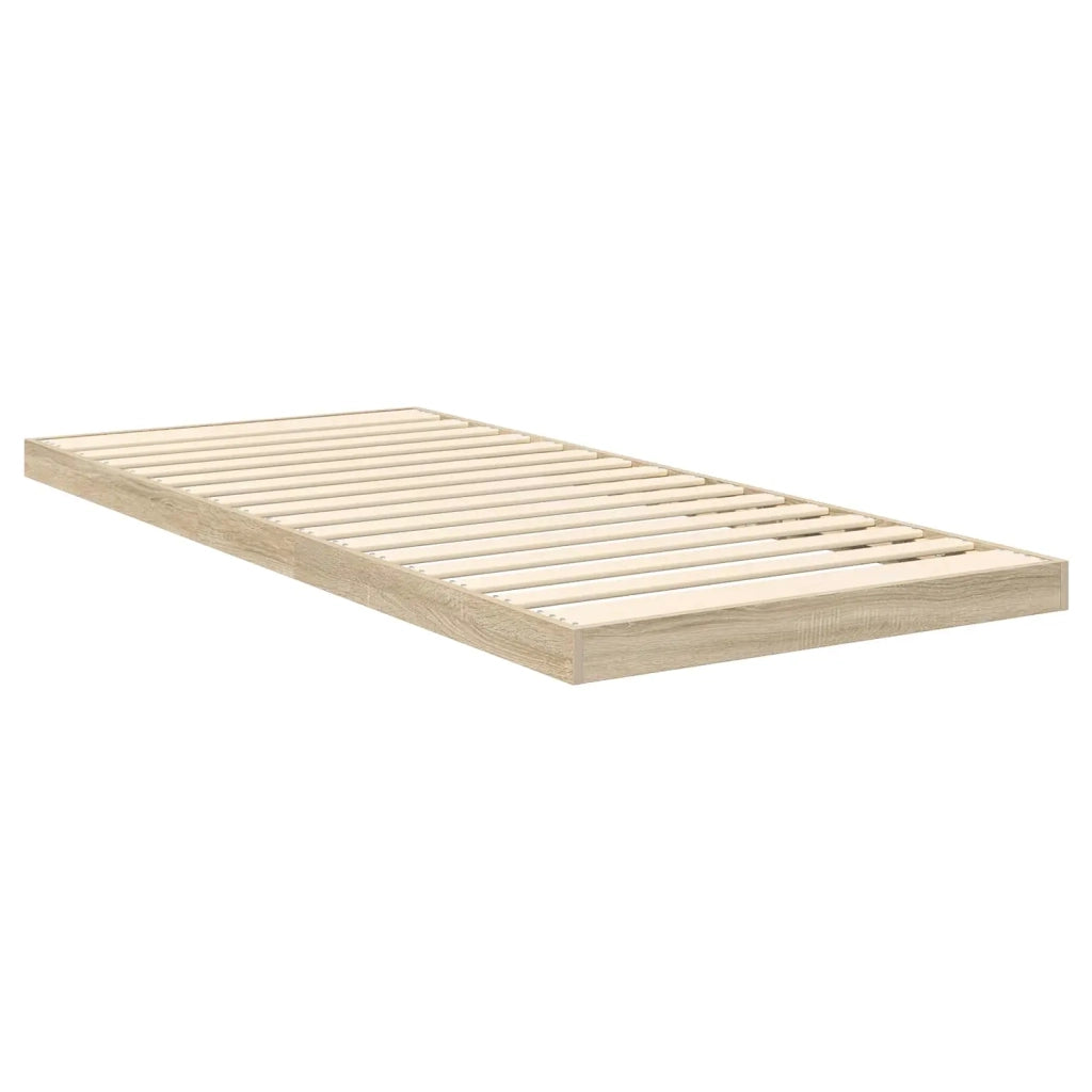 Struttura letto a terra Sonoma 75 x 190 cm Legno multistrato 893518