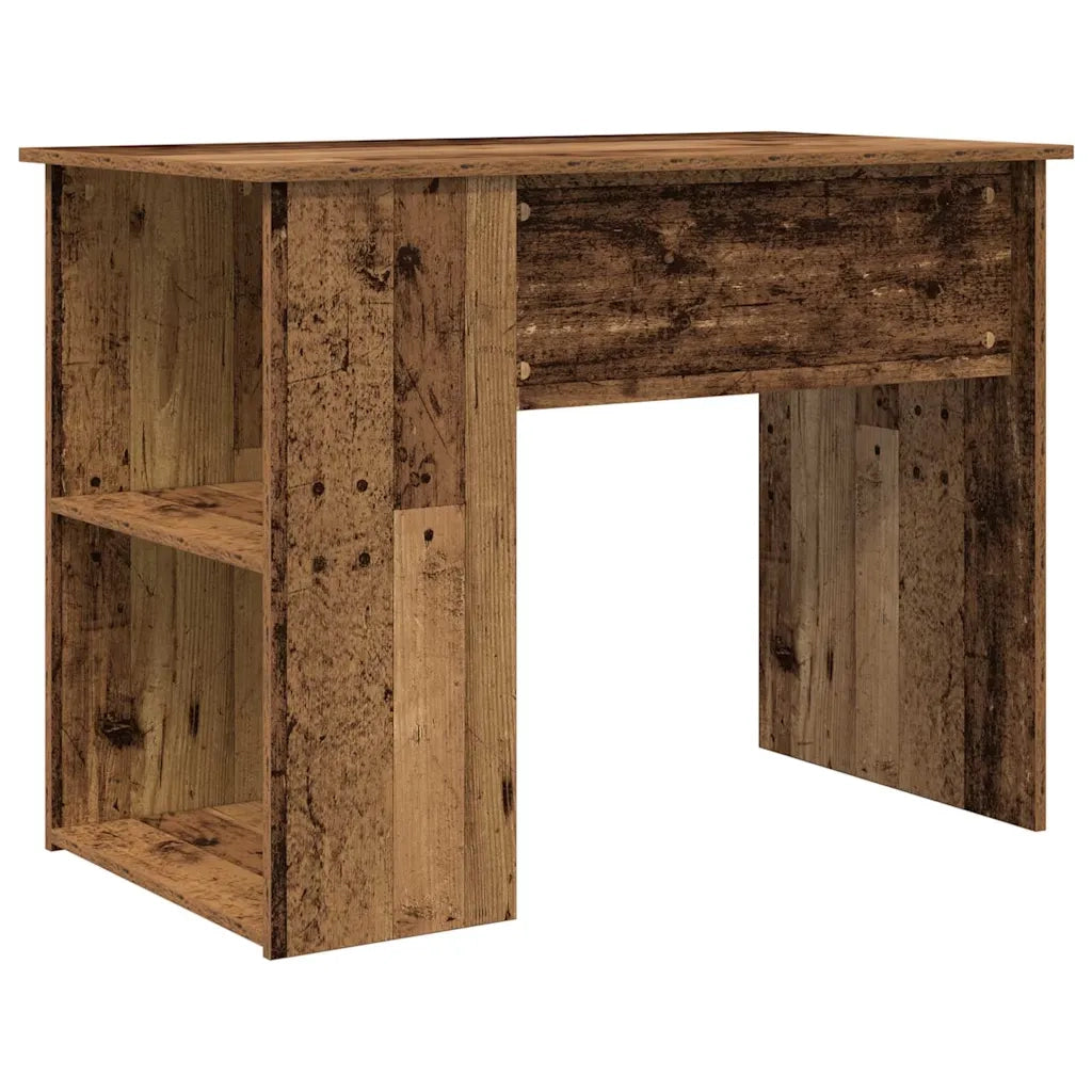 Scrivania Legno Antico 100x55x75 cm in Legno Multistrato 855856