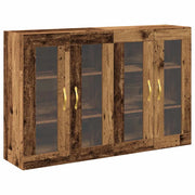 Armadi da Parete 2 pz Legno vecchio 69,5 x 34 x 90 cm CFW6620039