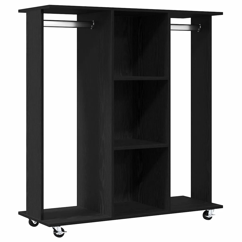 Guardaroba Rovere nero 102 x 38 x 110 cm Legno multistrato 873909
