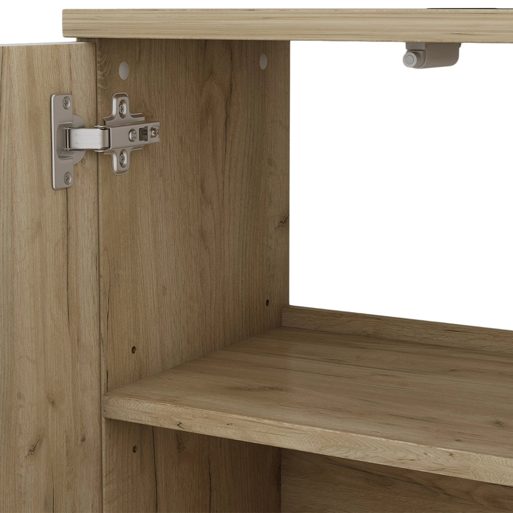 Vicco Mobile sottolavabo per bagno Bianco 60 x 57 cm con 2 porte