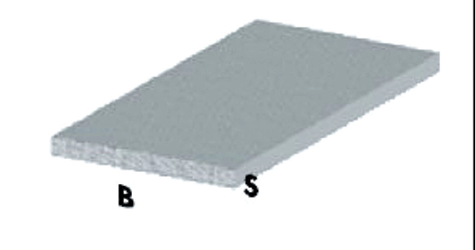 PROFILO ARGENTO H.200 CM PIATTO 25X2 MM*- ARCANSAS- 5,0 pz
