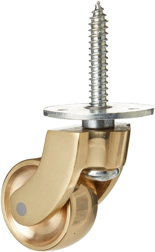 Ruote di sostegno con fissaggio a vite, ottone, BH01574