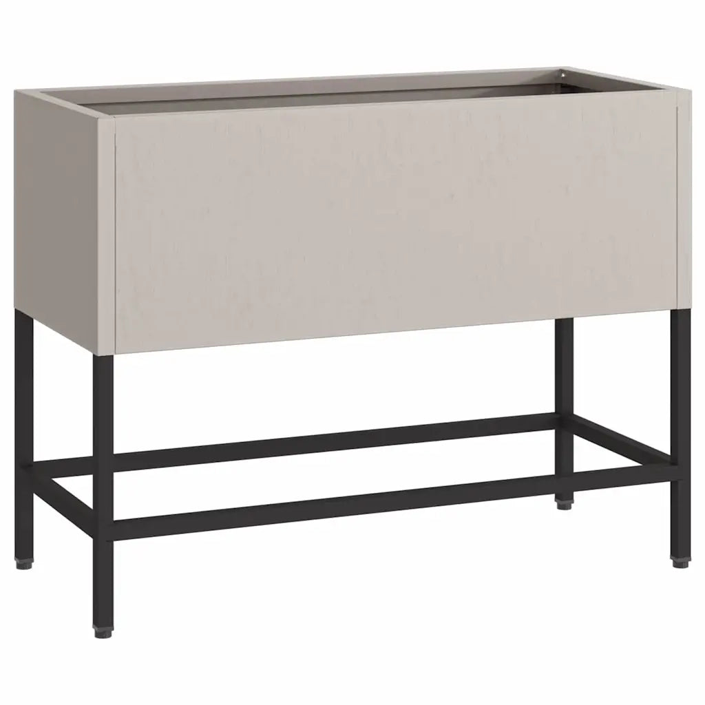 Fioriere | Cassetta per fiori | Vaso da Giardino Rialzato Ruggine 60 x 26 x 45 cm