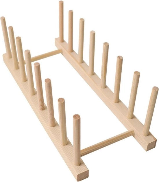 Cestino di legno per posizionare gli utensili da cucina - Unico supporto per posizionare gli utensili da tavola - Cestino pratico per posizionare le posate