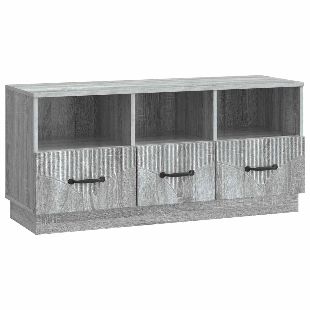 Mobile TV Grigio Sonoma 102 x 34,5 x 47 cm Legno ingegnerizzato