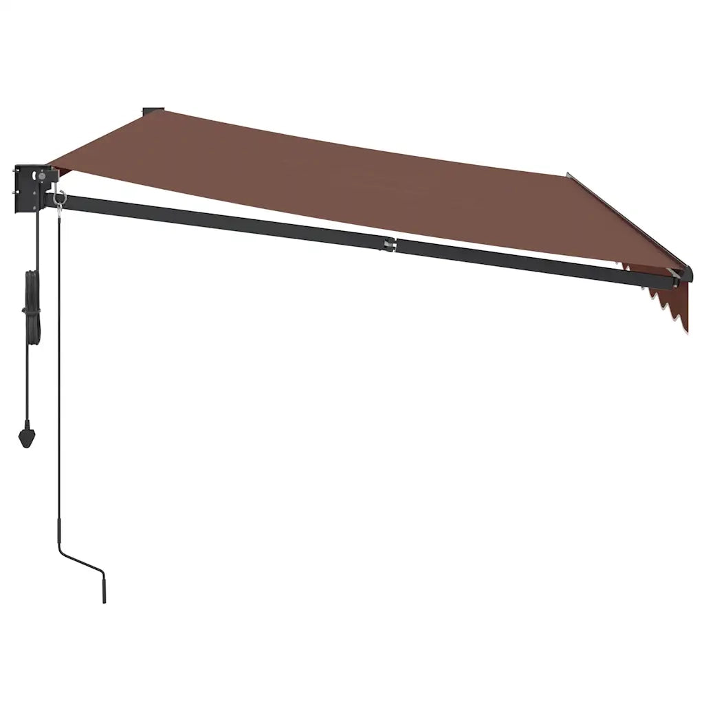 Tenda da Sole Retrattile Automatica Marrone 350x250 cm 3215714