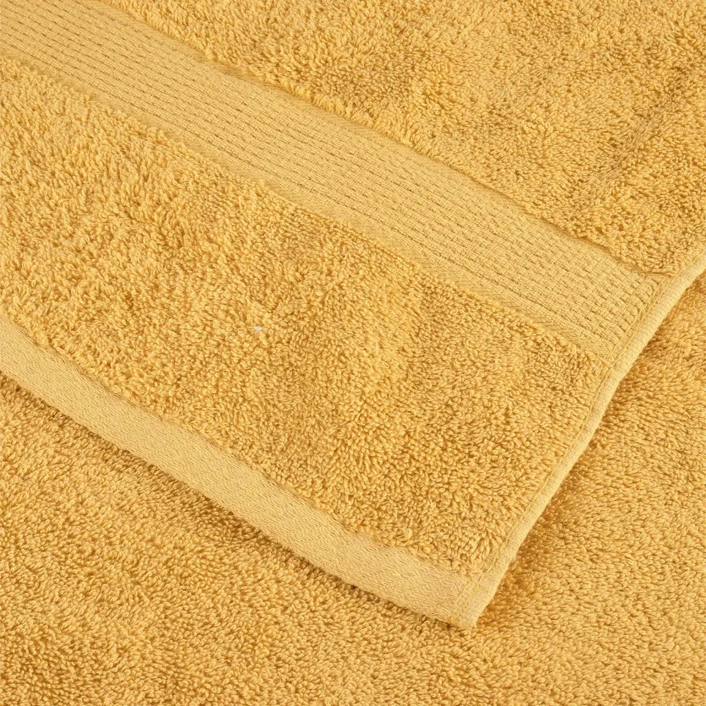 Asciugamani per ospiti Premium SOLUND 2 pz | Teli per bagno Oro 30x50 cm 600 g/m2