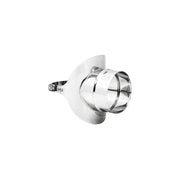 Raccordo a sella da 130mm in acciaio inox aisi 304