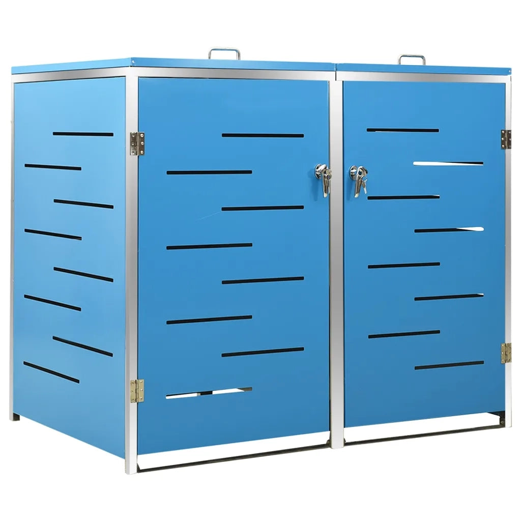 Copribidone per Spazzatura Singolo 69x77,5x112,5cm Acciaio Inox 149567