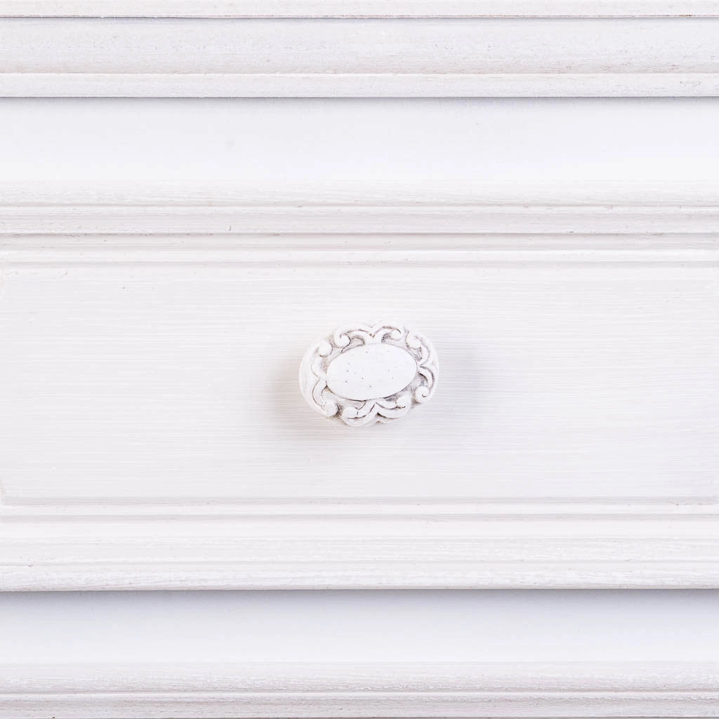 Cassettiera in legno bianco 40x30x82