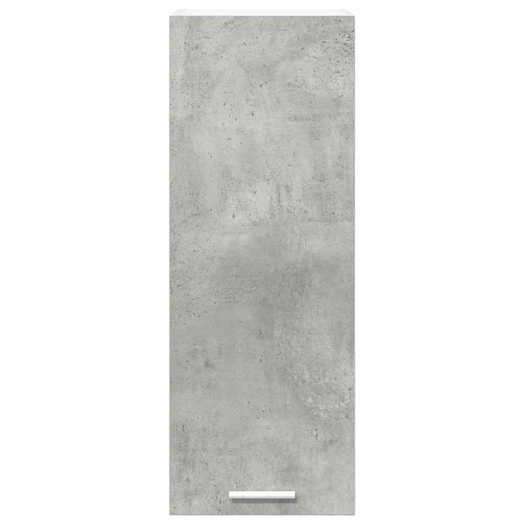 Armadio pensile Grigio Cemento e Bianco 30 x 31 x 80 cm 884248