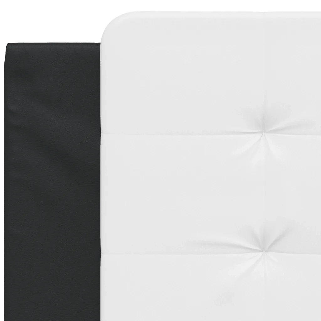 Cuscino Testiera Zadar Nero e Bianco 100 cm in Similpelle CFW5222171