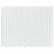 Tenda in Pizzo con tende Bianco 280 x 600 cm Poliestere