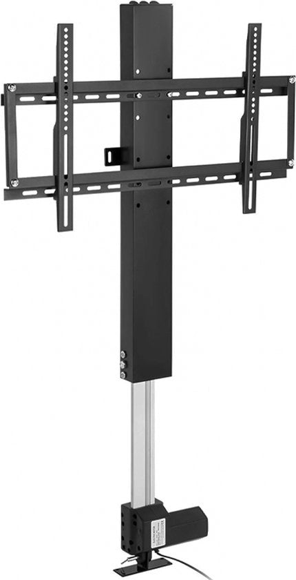 Ascensore per TV a Pedal - Mobiliario con Elevazione - Facile da Installare - Comando a Distanza - Regolabile - Nero